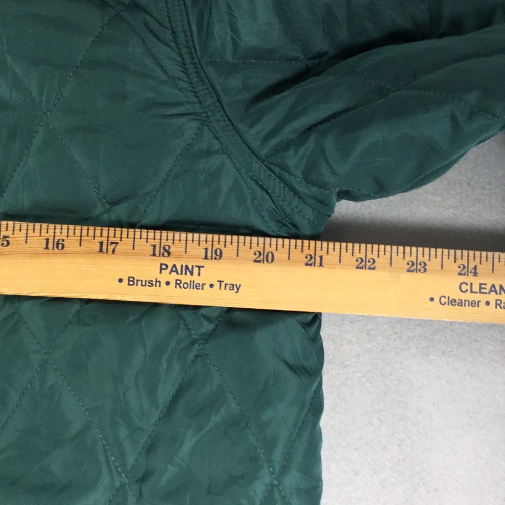 Weatherproof Vintage Womens Quilted Sherpa Lined Jacket Green Teal Small - Picture 9 of 10